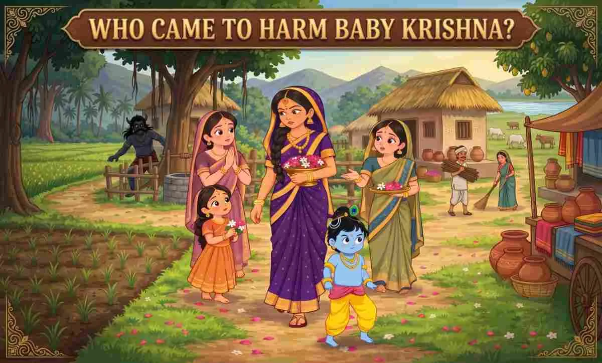 Who Came to Harm Baby Krishna?